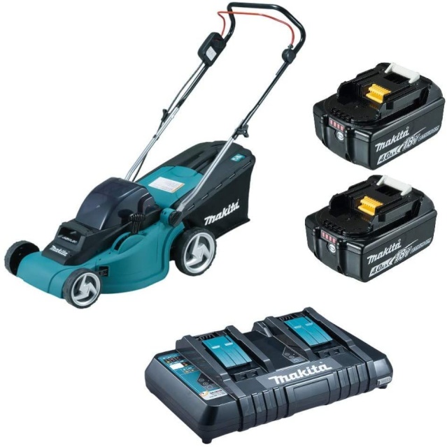 Makita akumuruniiduk DLM382PM2 Cordless Lawn Mower, 36V, sinine/must 
