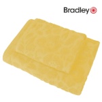 Bradley froteerätik 70x140cm muster, kollane