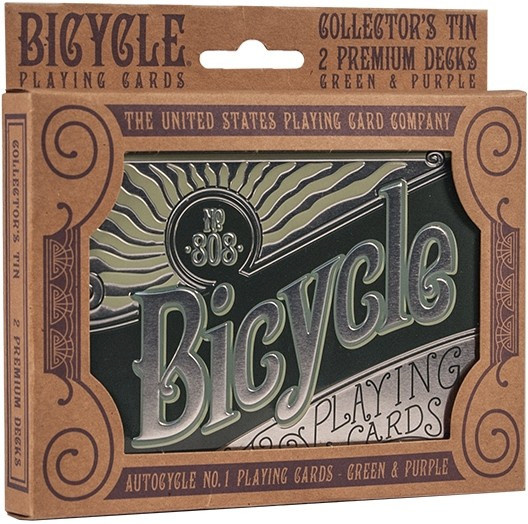 Bicycle mängukaardid Retro Tin Gift Set