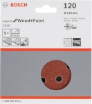 Bosch lihvpaber C430 Expert for Wood and Paint, 125mm K120 5tk