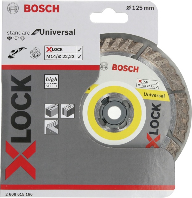 Bosch teemantlõikeketas X-Lock Standard for Universal, 125x22,23x2mm