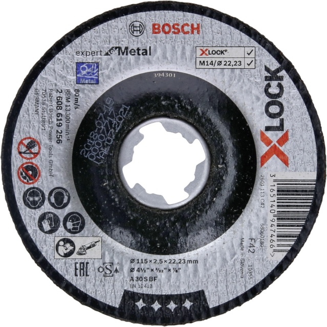 Bosch lõikeketas X-Lock Expert for Metal, 115x2,5mm