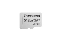 Transcend mälukaart microSDXC 300S-A 512GB Class 10 UHS-I U3 V30 A1