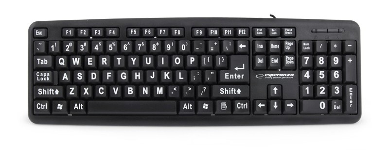 Esperanza klaviatuur USB Keyboard EK129 Wired