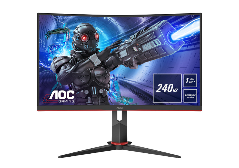 AOC monitor C32G2ZE/BK 31.5 inch ;VA Curved 240Hz HDMIx2 DP