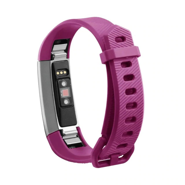 Randmerihm Silicone Replacement Band (Fitbit Alta HR), lilla - suurus S (140-170mm)