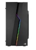AeroCool korpus Mini Bolt Black RGB MicroATX/Mini-ITX 
