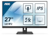 AOC monitor P2 U27P2 LED 27" 4K Ultra HD, must