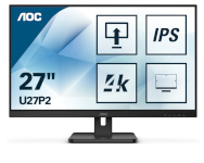 AOC monitor P2 U27P2 LED 27" 4K Ultra HD, must