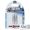 Ansmann akud 12x2 NiMH 1100 Micro AAA 1050mAh