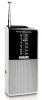 Philips kaasaskantav taskuraadio AE1530/00 FM/MW, hõbedane/must