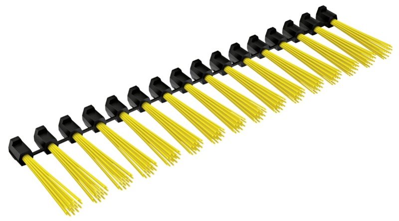 Kärcher umbrohueemaldi harjariba WRE 4 Nylon Strap, kollane/must