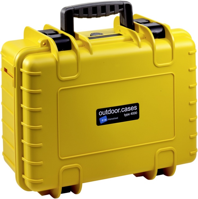 B&W Copter Case Type 4000 Y kollane w. DJI Mavic Air 2 Inlay