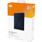 WD kõvaketas 2.5" 2TB USB3.0 MyPassport for Mac sinine