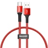 Baseus kaabel Halo Data Cable USB For Type-C 3A 0.25m Red, punane
