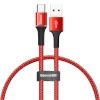 Baseus kaabel Halo Data Cable USB For Type-C 3A 0.25m Red, punane