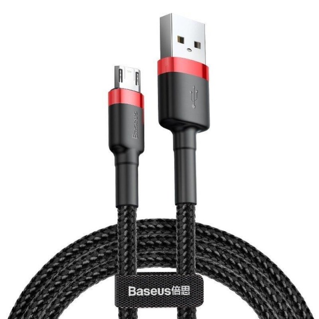 Baseus kaabel Cable Micro USB Baseus Cafule 1.5A 2m (punane & must)