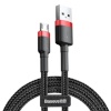 Baseus kaabel Cable Micro USB Baseus Cafule 1.5A 2m (punane & must)
