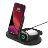 Belkin juhtmevaba laadija BOOST CHARGE 3-in-1 Wireless Charger for Apple Devices, must