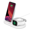 Belkin juhtmevaba laadija BOOST CHARGE 3-in-1 Wireless Charger for Apple Devices, valge