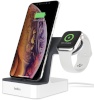 Belkin laadimisalus PowerHouse™ 2-in-1 iPhone & Apple Watch Charging Dock, valge