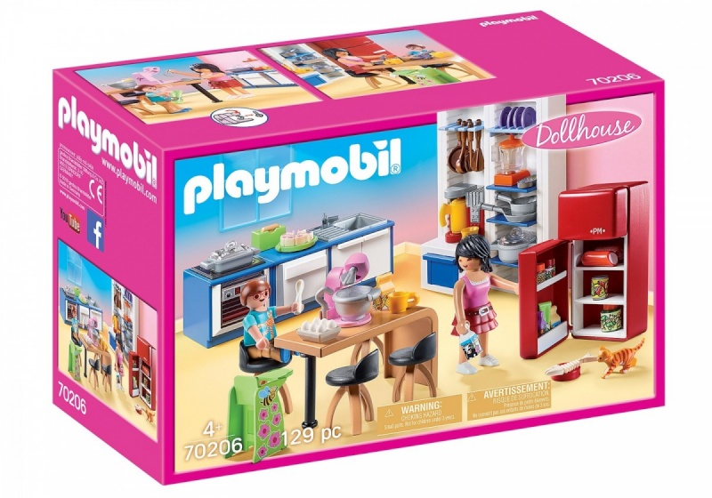 Playmobil klotsid Dollhouse Family Kitchen | 70206