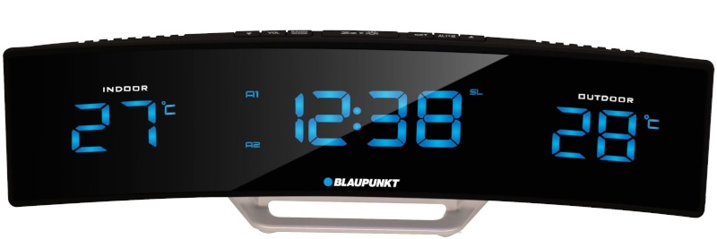 Blaupunkt kellraadio CR12BK Clock Digital, must