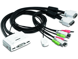 Trendnet tarvik Trendnet 2-port Dvi-USB Audio Kvmswitch