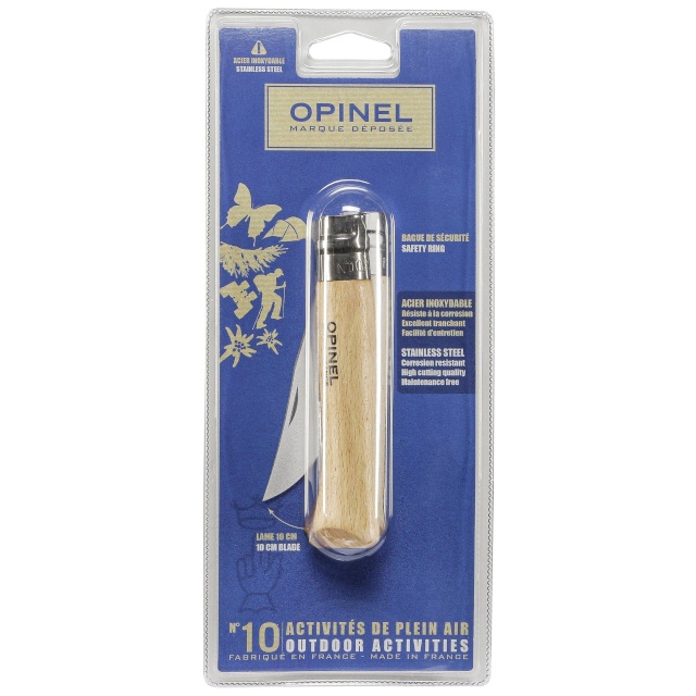 Opinel taskunuga No. 10 stainless steel