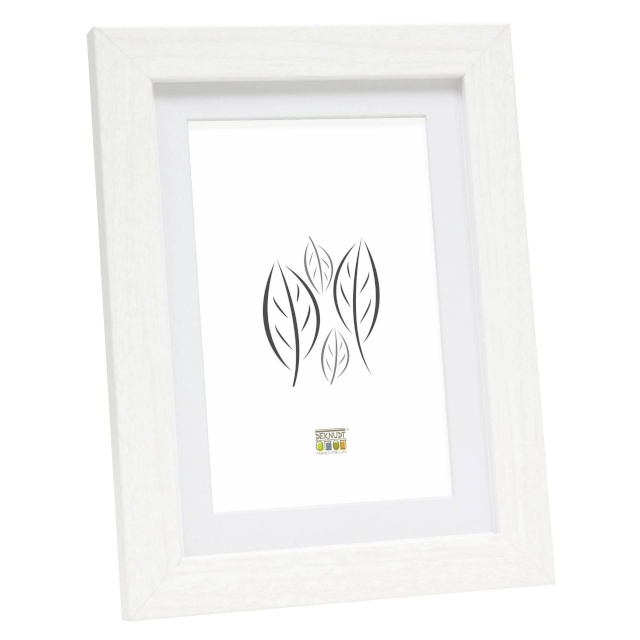 Deknudt pildiraam S66KF1 P1 30x45 Wood valge w. Passepartout