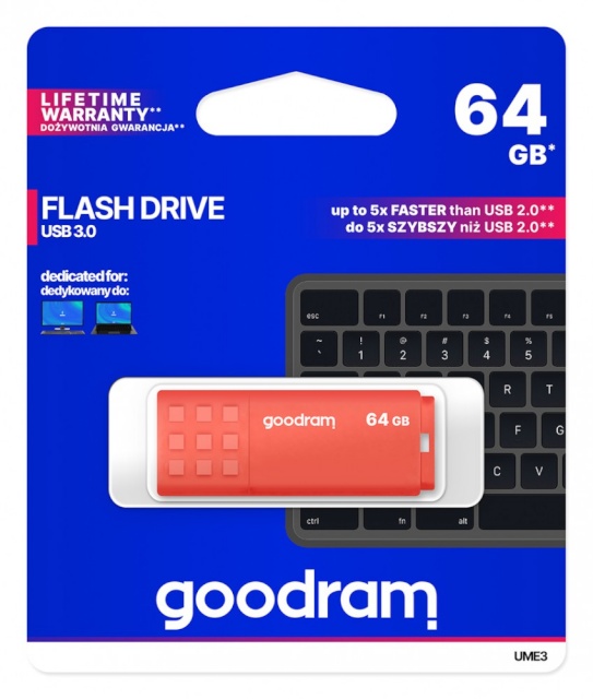 GOODRAM mälupulk UME3 64GB USB 3.0