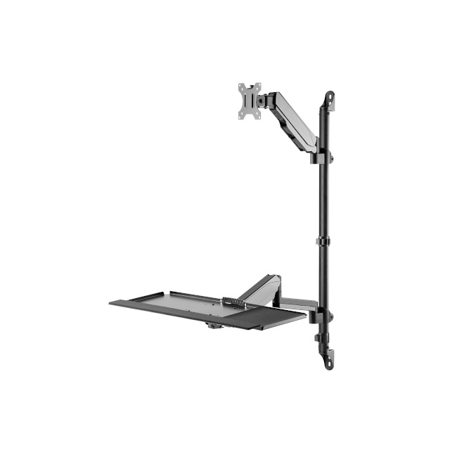 DIGITUS versatile standing- / sitting workdesk, wall mount