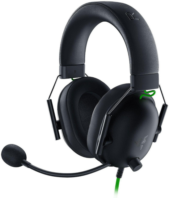 Razer mikrofoniga kõrvaklapid BlackShark V2 X Gaming, must/roheline