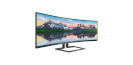 Philips nõgus monitor 49" 498P9/00 SuperWide Dual QHD 5120x1440 32:9, must