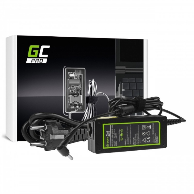 Green Cell laadija Charger PRO 19V 3.42A 65W 4.0-1.35mm for Asus F553