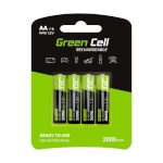 Green Cell aku Rechargeable 4x AA HR6 2000 mAh