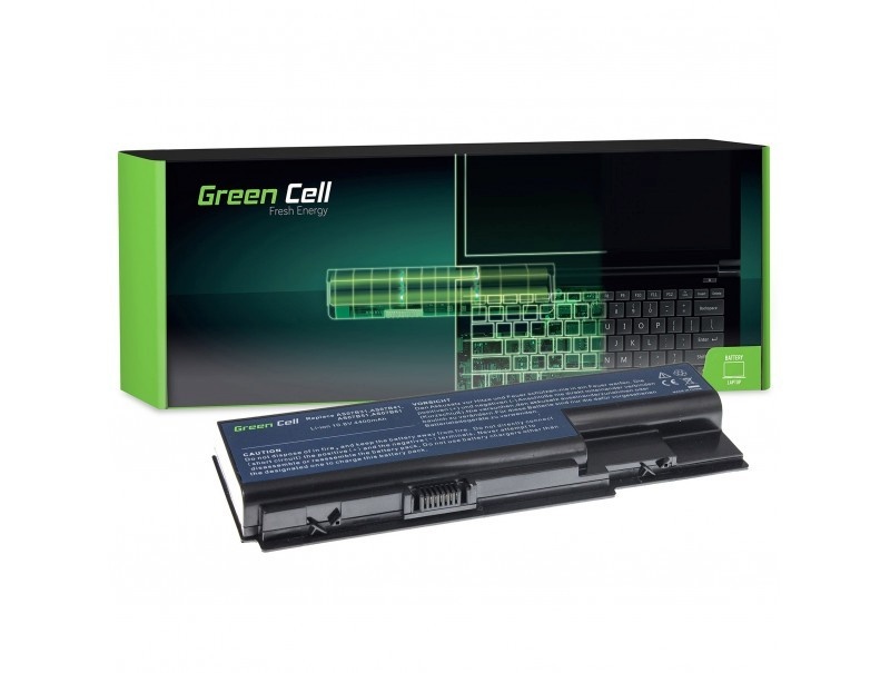 Green Cell sülearvuti aku for Acer Aspire 5520 11,1V 4400mAh