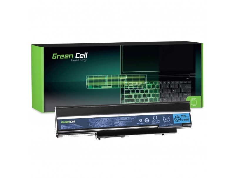 Green Cell sülearvuti aku for Acer Extens a 5235 11,1V 4400mAh