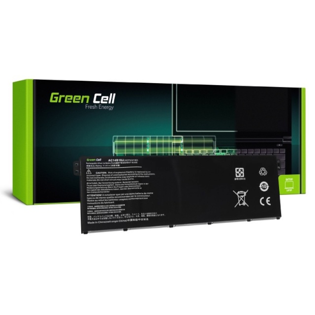 Green Cell sülearvuti aku for Acer Aspire E11 11,4V 2100mAh