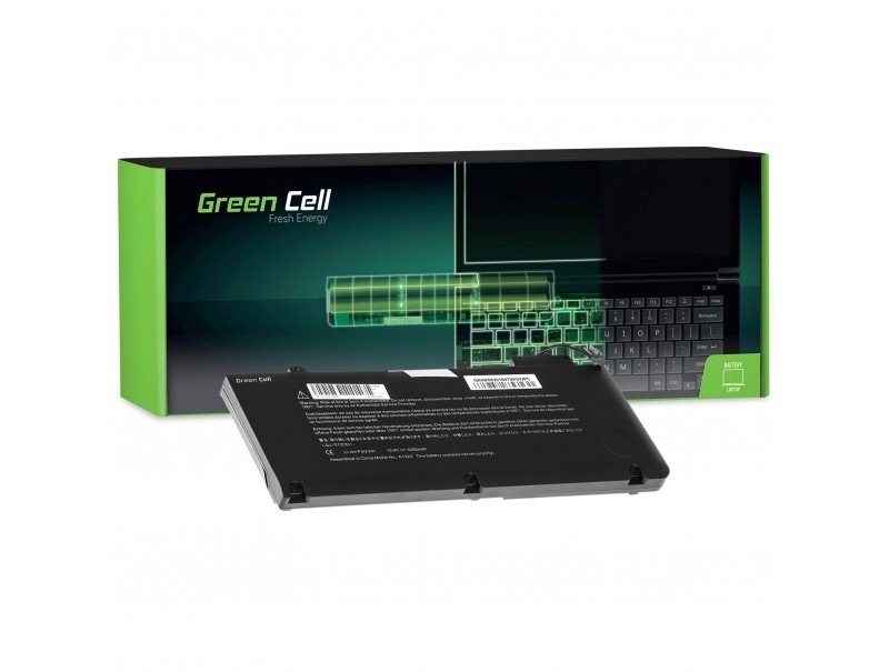 Green Cell sülearvuti aku for MB Pro13 A1278 56Wh