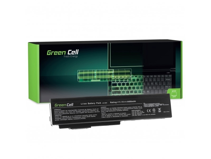 Green Cell sülearvuti aku for ASUS A32-K72 11,1V 4400mAh