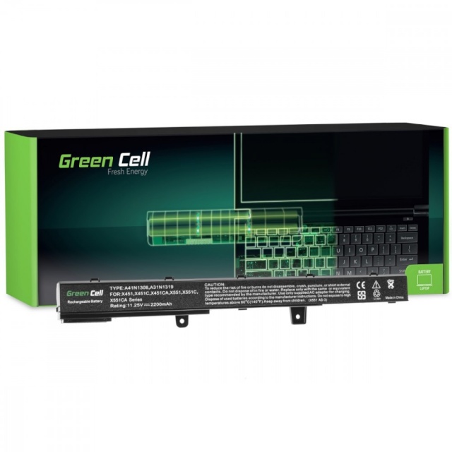 Green Cell sülearvuti aku for ASUS R508 11,25V 2200mAh
