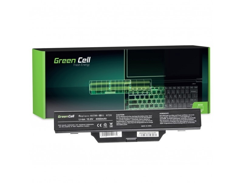 Green Cell sülearvuti aku for HP 550 11,1V 4400mAh