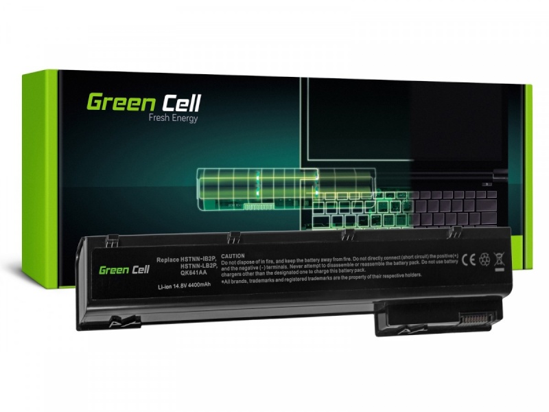 Green Cell sülearvuti aku for HP 8560w 14,4V 4400mAh