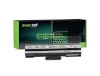 Green Cell sülearvuti aku for Sony Vaio VGP 11,1V 4400mAh