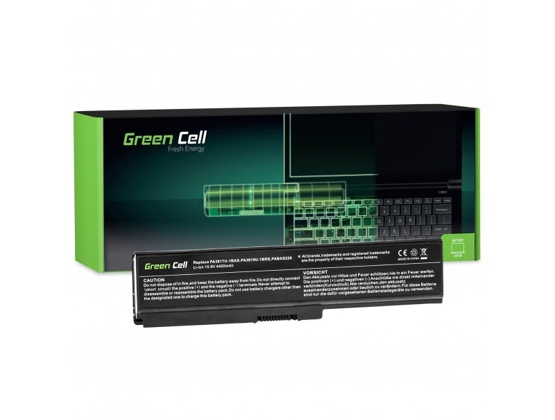 Green Cell sülearvuti aku for Toshiba C650 11,1V 4400mAh