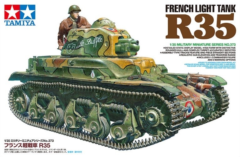 Tamiya liimitav mudel Model Plastic French Light Tank R-35