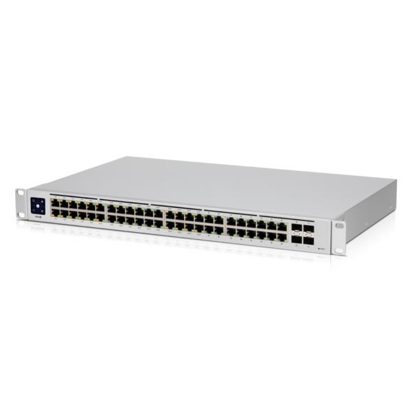Ubiquiti switch Networks UniFi USW-48-POE network Stainless steel Power over Ethernet (PoE)