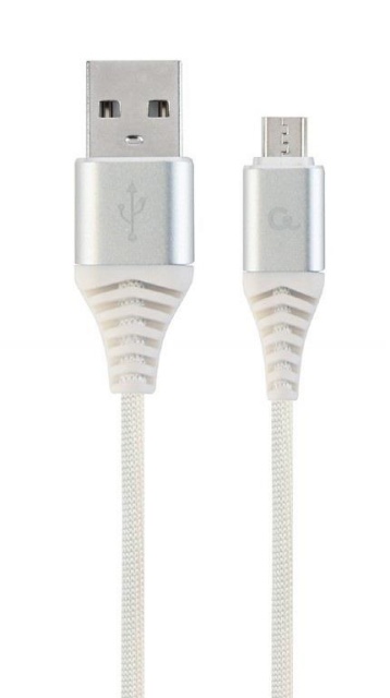 Gembird kaabel Cablexpert CC-USB2B-AMMBM-2M-BW2 USB cable 2.0 USB A Micro-USB B valge