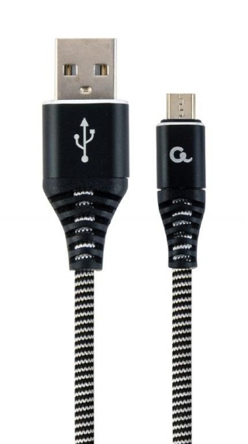 Gembird kaabel Cablexpert CC-USB2B-AMMBM-2M-BW USB cable 2.0 USB A Micro-USB B must